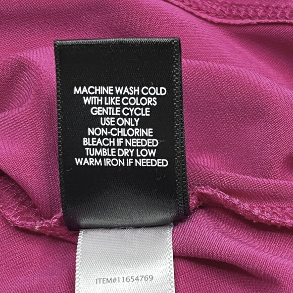 torrid Studio Knit Choker Neck Surplice Babydoll Top in Festival Fuschia Size 1X - Picture 7 of 7